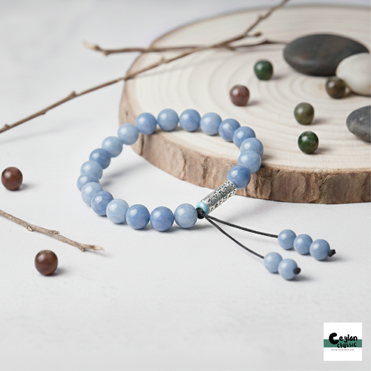 Earth Traveler Blue Adventure Charm Bracelet - Courage & Success