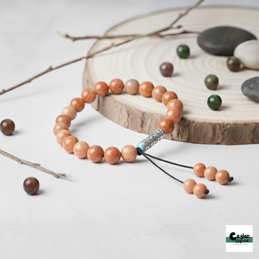 Earth Traveler Jade Koral Charm Bracelet - Health & Wealth
